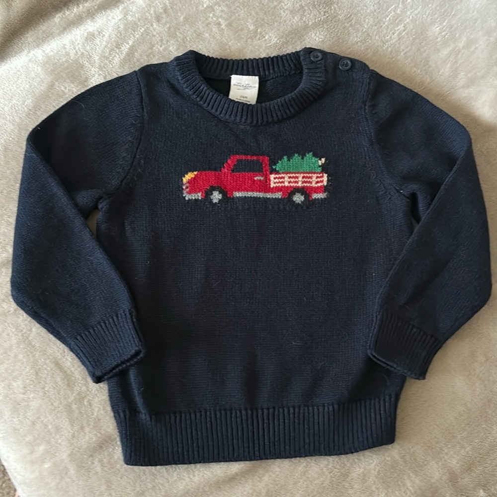 ♥️… Starting Out Christmas Tree Truck Sweater